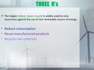 Energy conservation ppt  