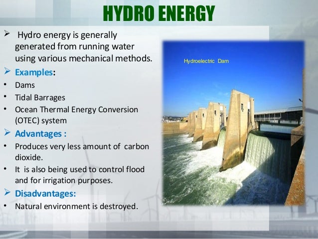 examples of hydro energy Fun facts on hydro energy for kids ***.