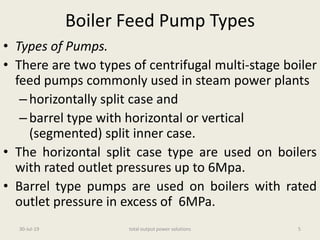 Energy conservation related to pumps used in thermal power stations | PDF