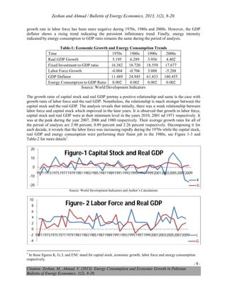 Energy Consumption & Economic Growth | PDF