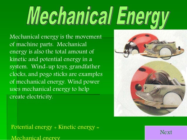 what is mechanical energy
