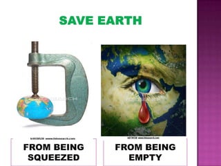 FROM BEING   FROM BEING
 SQUEEZED      EMPTY
 