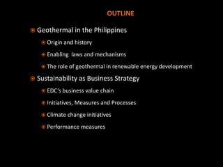 The Geothermal Story of the Philippines