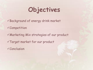 Energy drinks Marketing Strategies presentation | PPTX