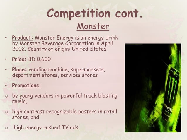Energy drinks Marketing Strategies presentation | PPTX