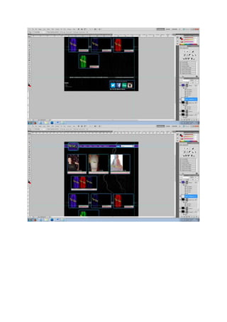 Energy drink website design process