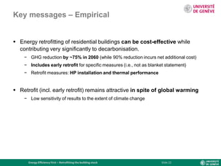 Energy efficiency first – retrofitting the building stock final | PDF