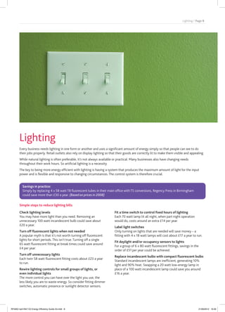 Lighting / Page 8




        Lighting
        Every business needs lighting in one form or another and uses a significant...