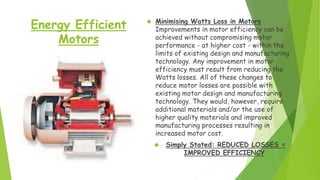 Energy efficiency in electrical system | PPTX