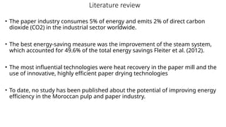 ENERGY EFFICIENCY IN PULP & PAPER INDUSTRY - CASE LECTURE.pptx