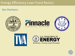 Energy Efficiency Loan Fund Basics:
Our Partners:
 