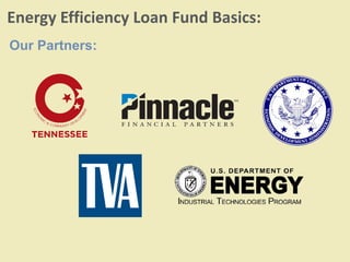 Energy Efficiency Loan Fund Basics:
Our Partners:
 