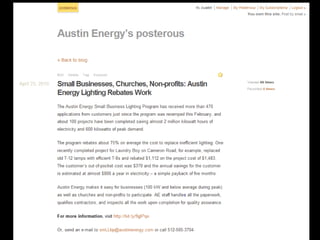 © 2003 - 2010 Austin Energy. All Rights Reserved   13
 