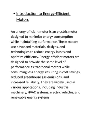 energy efficient motor in advance technology.docx