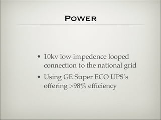 Building a Hyper Energy Efficient Data Center