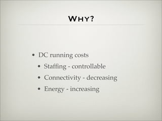 Building a Hyper Energy Efficient Data Center