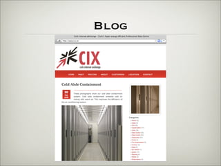 Marketing a hyper energy-efficient (Green) data center (using Web 2.0 technologies)