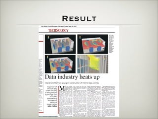 Marketing a hyper energy-efficient (Green) data center (using Web 2.0 technologies)