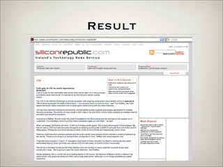 Marketing a hyper energy-efficient (Green) data center (using Web 2.0 technologies)