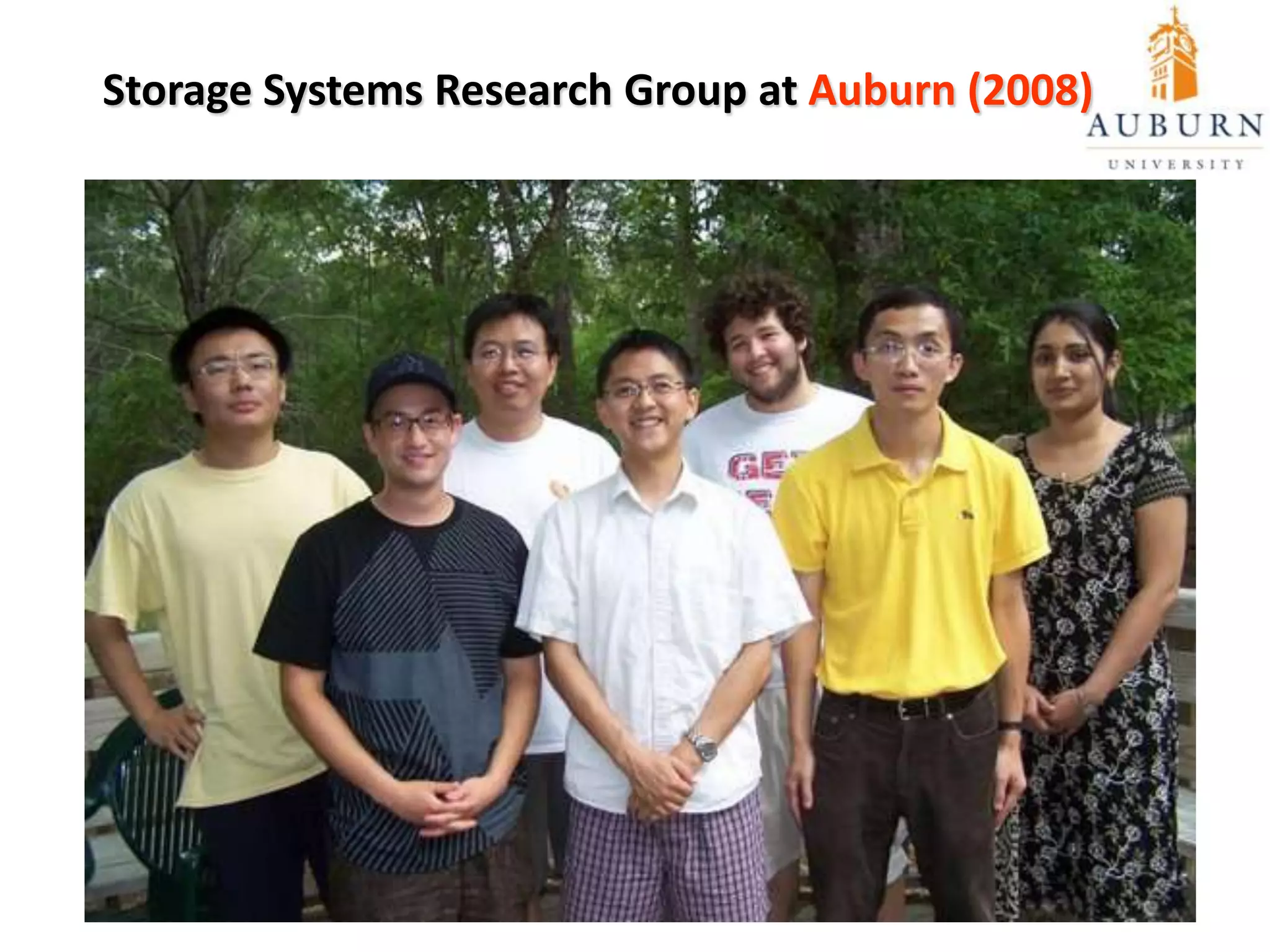 Storage Systems Research Group at New Mexico Tech (2004-2007)2011/6/223