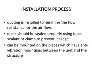 Energy efficient ventilation system | PPTX