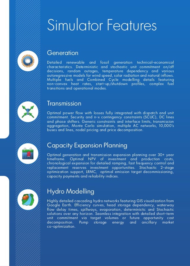 Energy Exemplar Products and Services