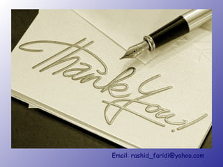 Email: rashid_faridi@yahoo.com
 