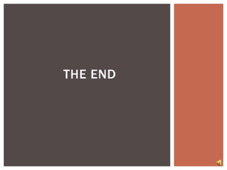 The end