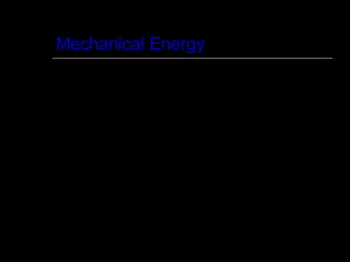 Mechanical Energy When you throw a balling ball, you give it energy. When that bowling ball hits the pins, some of the energy is transferred to the pins (transfer of momentum). 