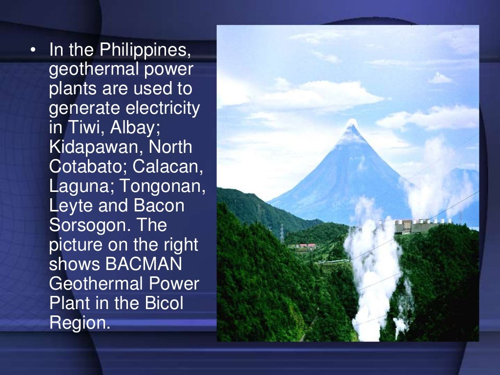 Energy from Volcanoes