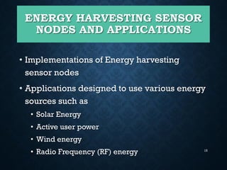 Energy harvesting sensor nodes | PDF