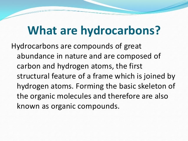 Energy Hydrocarbons Energy Hydrocarbons