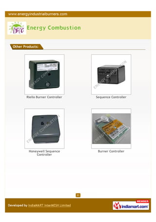 Other Products:




        Riello Burner Controller        Sequence Controller




         Honeywell Sequence              Burner Controller
             Controller




                                   21
 