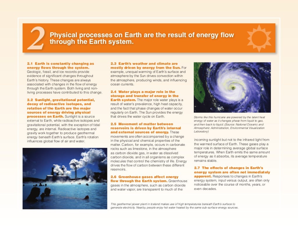 2 Physical processes on Earth