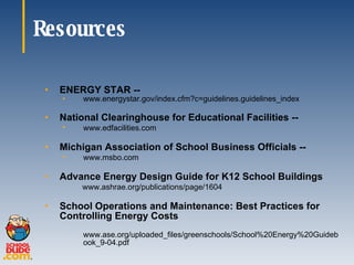 Energy Management And Cost Control Fall2008 | PPT