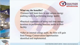 Energy management and energy audit consultancy | PPTX