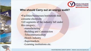Energy management and energy audit consultancy | PPTX