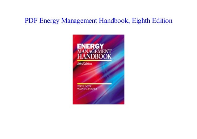 energy management handbook 8th edition pdf free download