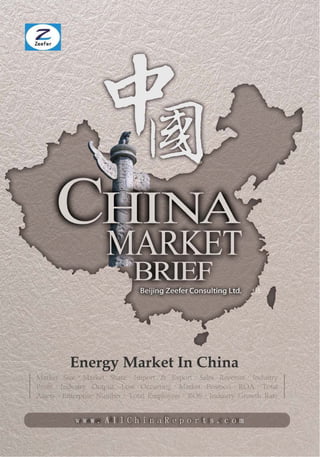 Energy market in china   market brief