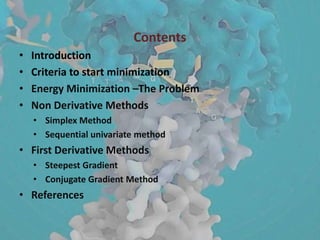 Energy minimization | PPTX
