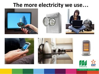 The more electricity we use… 
 