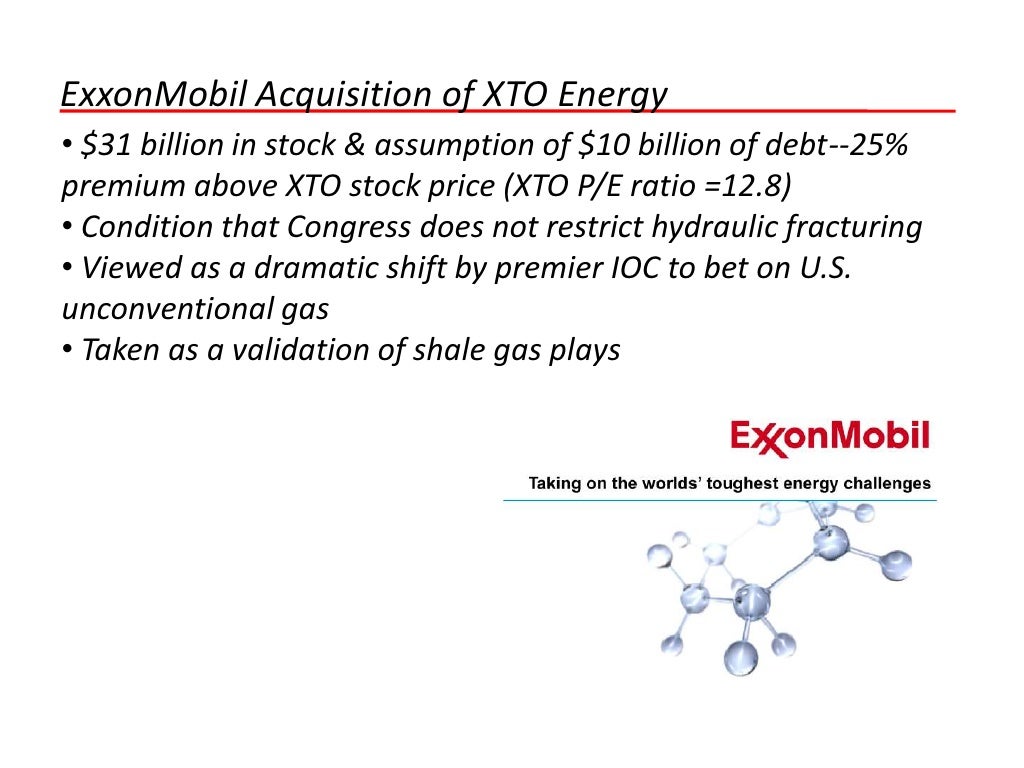 ExxonMobil Acquisition of XTO Energy