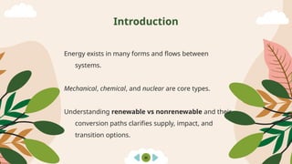 Comprehensive Energy Overview: Types, Resources, and Transition Paths ...