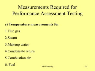 Energy performance assessment of boilers | PPT