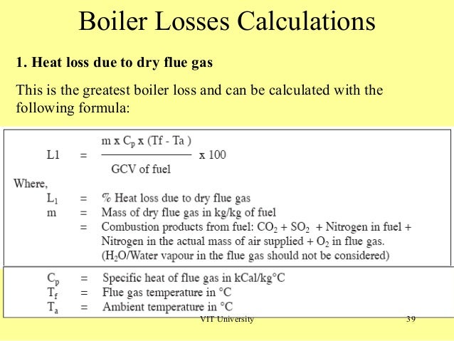Energy performance assessment of boilers