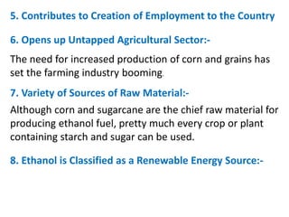 Energy plantations for ethanol and biodiesel | PPTX