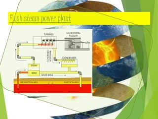Flash steam power plant
 