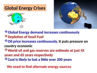 Global energy scenarios and principle of photoelectrochemistry | PPTX ...