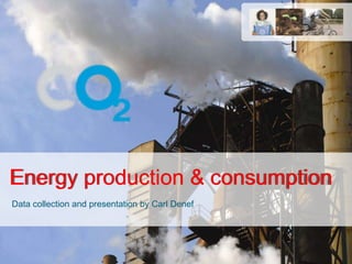 Energy production & consumption
Data collection and presentation by Carl Denef
 