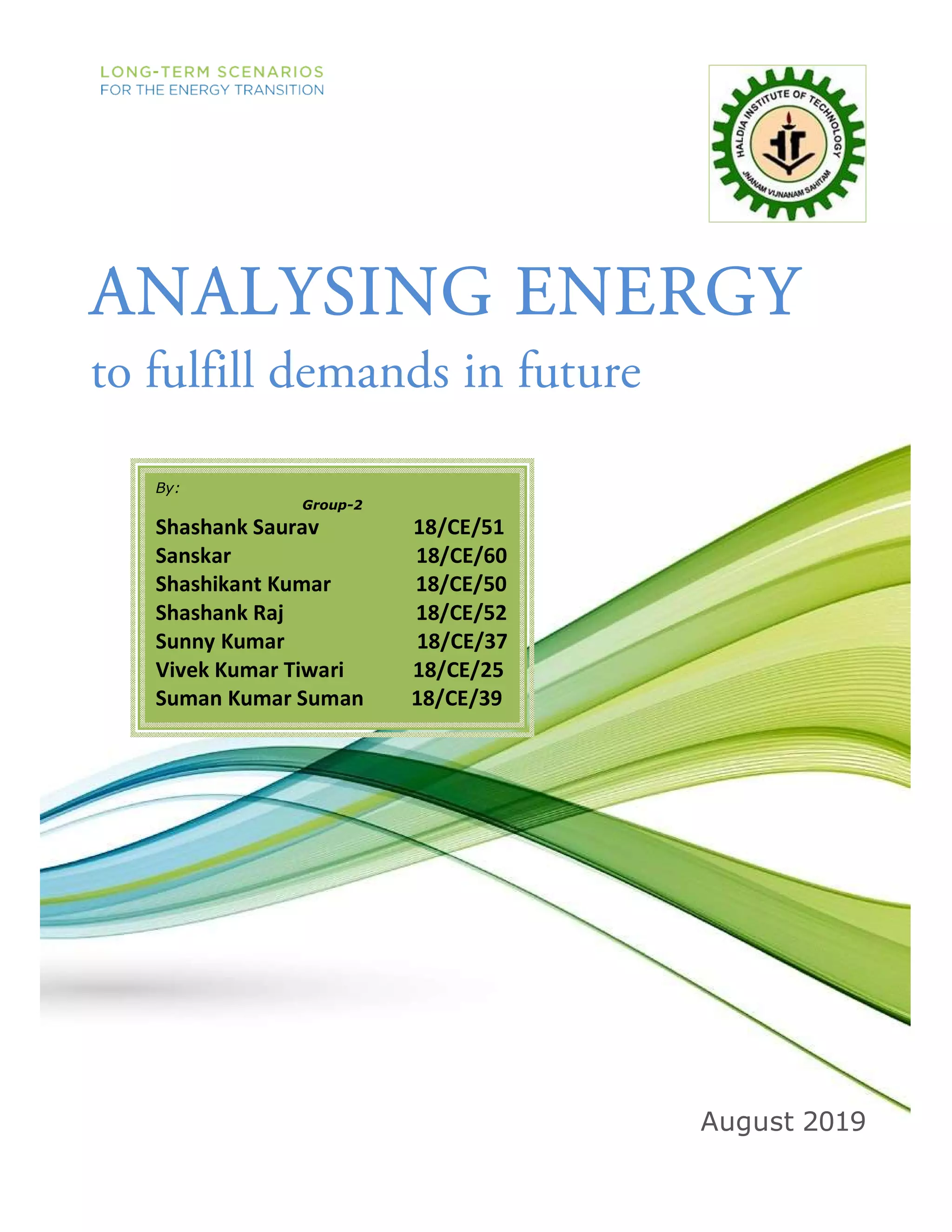 Energy Analysis Report | PDF | Gas and Electric | Home Utilities